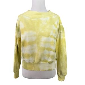 Anthro Pilcro And The Letterpress Anthropologie Elayna Tie Dye Sweatshirt Yellow